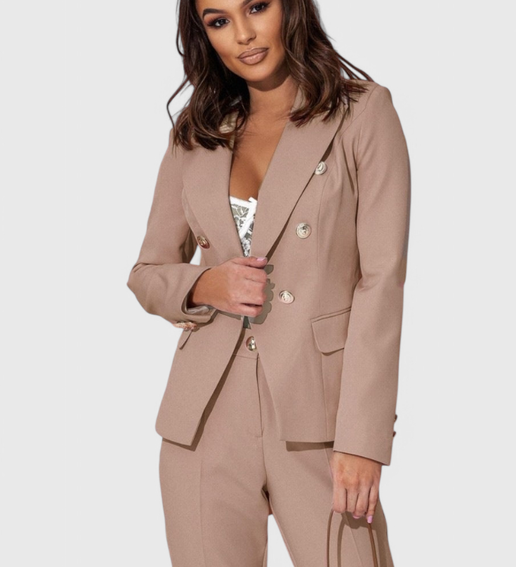 Rosalind Elegant Blazer and Trousers Set