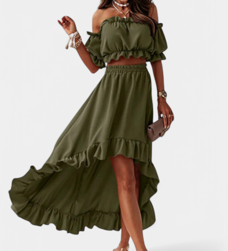 Katja Off-Shoulder Two-Piece Set