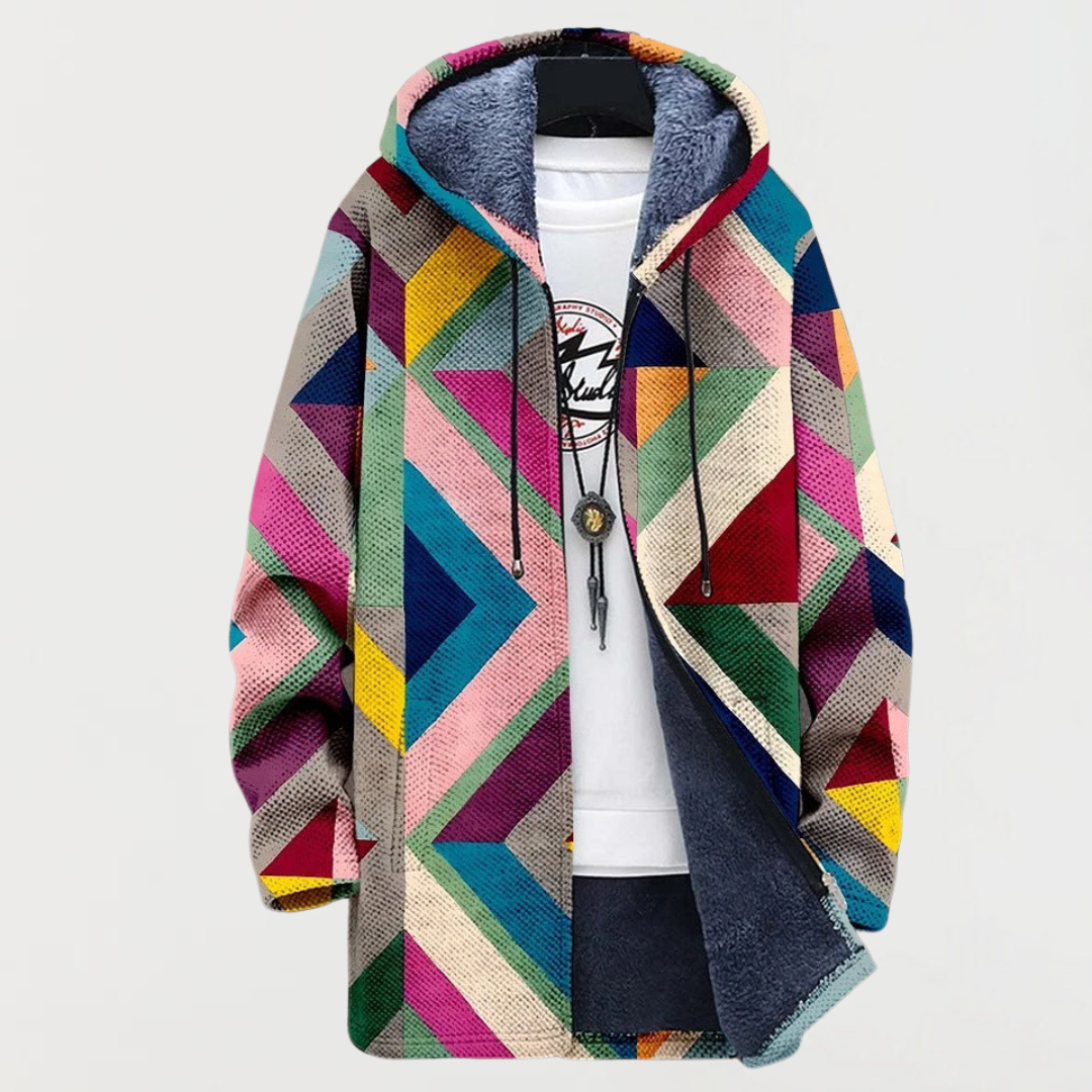 Verity | Harlequin Artistic Cardigan